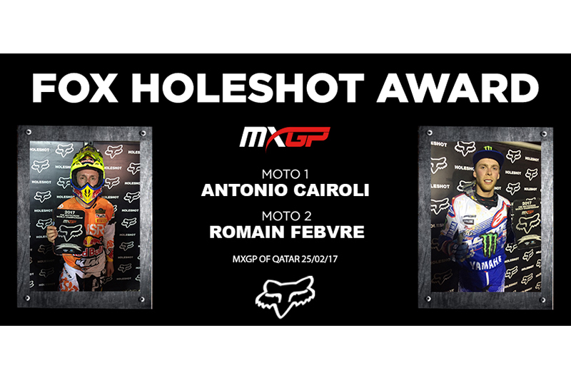 Класс MXGP: Кайроли и Фебвре - по 1 очку в FOX Holeshot Класс MXGP: Кайроли и Фебвре - по 1 очку в FOX Holeshot