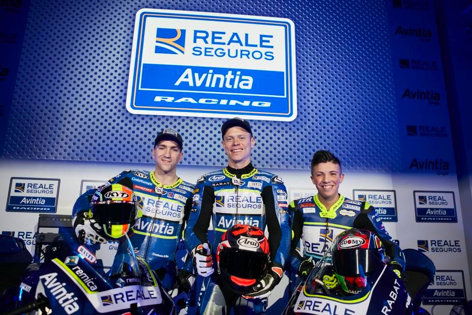 Основной костяк Reale Avintia в MotoGP и Moto3: Ксавье Симеон, Тито Рабат и Ливио Лои