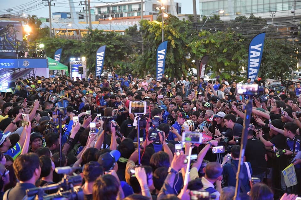 Встреча с фанатами Yamaha в Бангкоке 3 октября