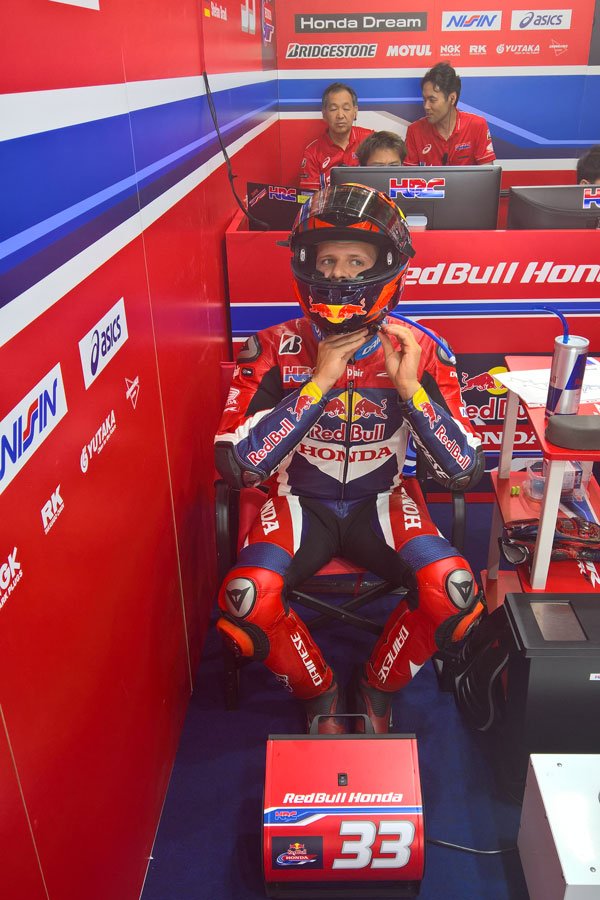 Штефан Брадль, тест-пилот Honda Racing в MotoGP