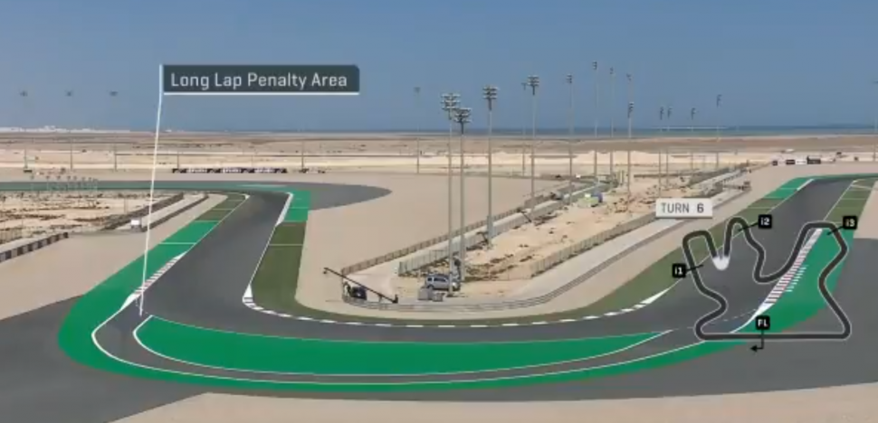 Зона Long Lap на Losail International Circuit Зона Long Lap на Losail International Circuit