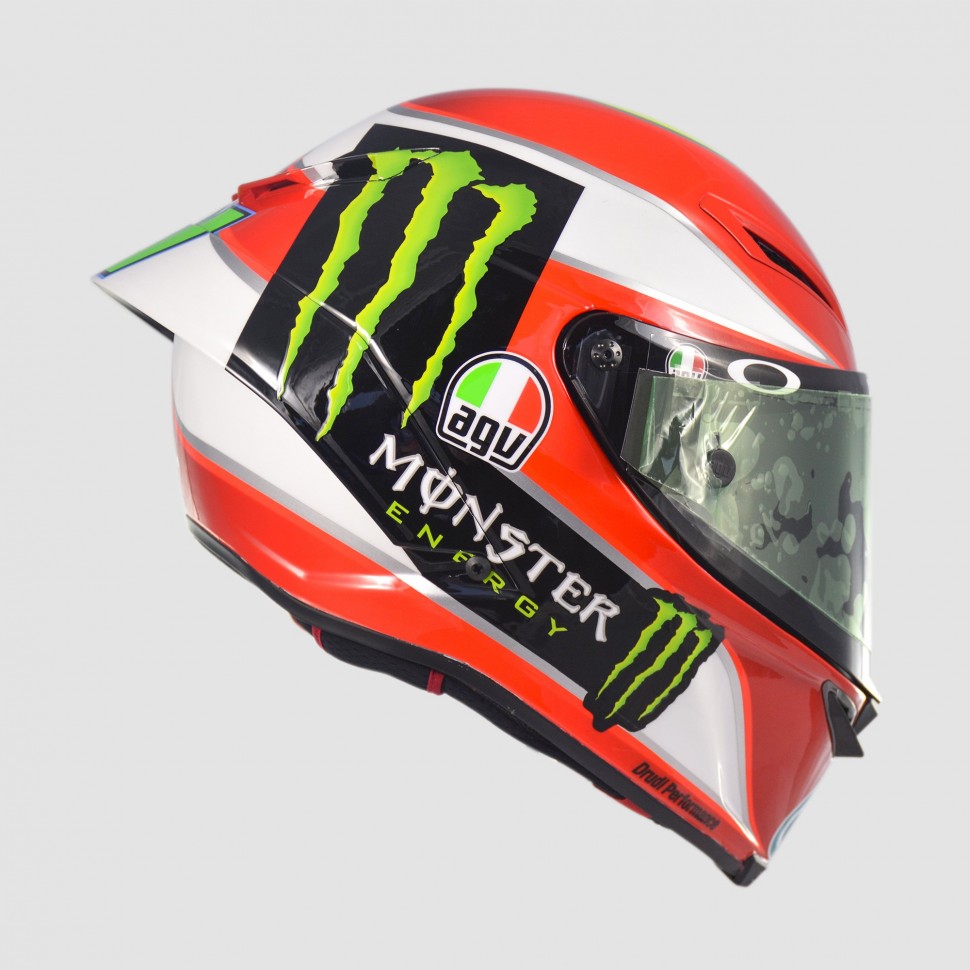 Особый шлем Морбиделли для Гран-При Сан-Марино