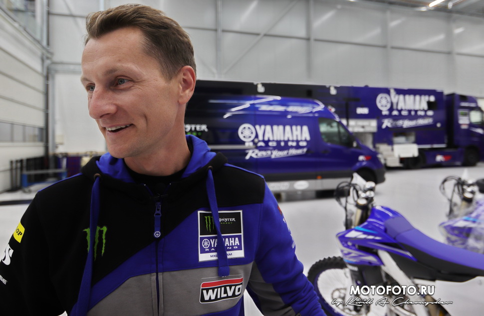 Виталий Тонков, новый менеджер Monster Energy Wilvo Yamaha MXGP Team на базе команды в Бергайке