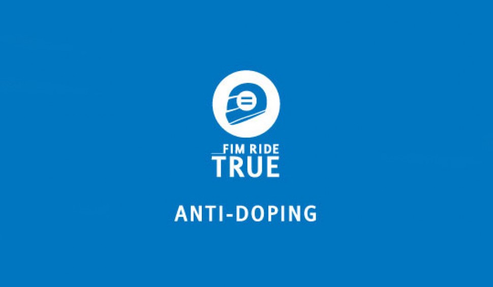 Антидопинговая программа FIM Ride True, логотип 2019 года Антидопинговая программа FIM Ride True, логотип 2019 года