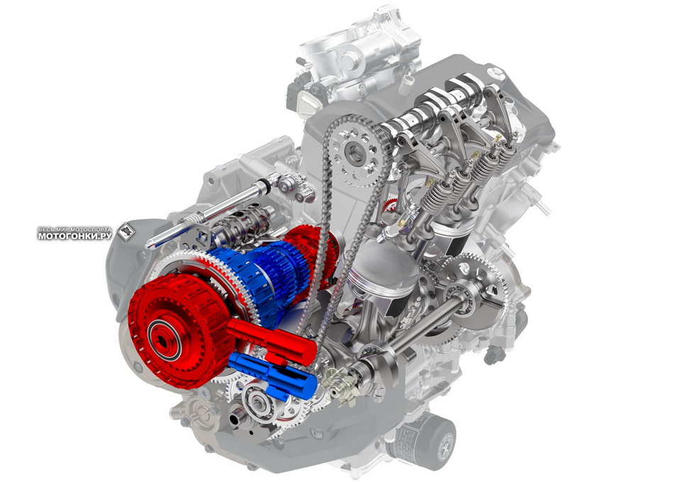 Двигатель Honda CRF1100L с DCT (2020)