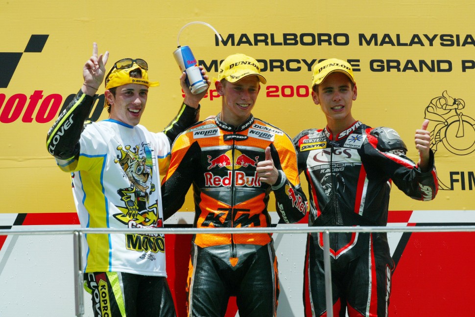 Первая победа KTM в истории Мото Гран-При: Гран-При Малайзии 2004, Кейси Стоунер