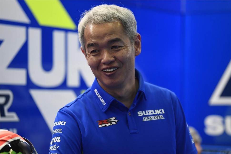 Лидер заводского проекта Suzuki в MotoGP Синити Сахара