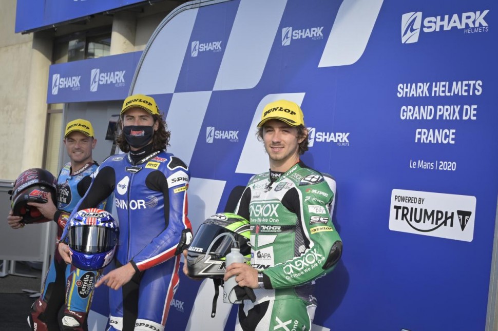 Тройка лидеров квалификации Гран-При Франции, Moto2