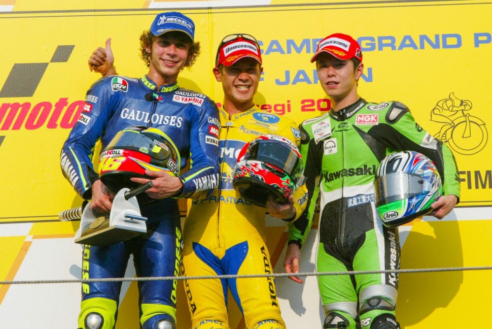 Макото Тамада из команды Camel Honda - официально самый успешный японец в MotoGP