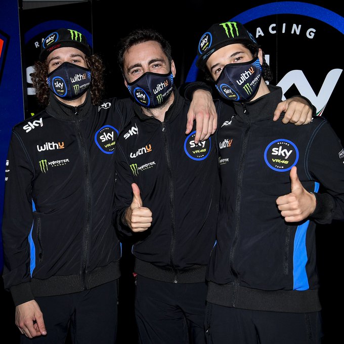 Новый состав Sky Racing Team VR46 в Moto2 - Виетти и Беццекки