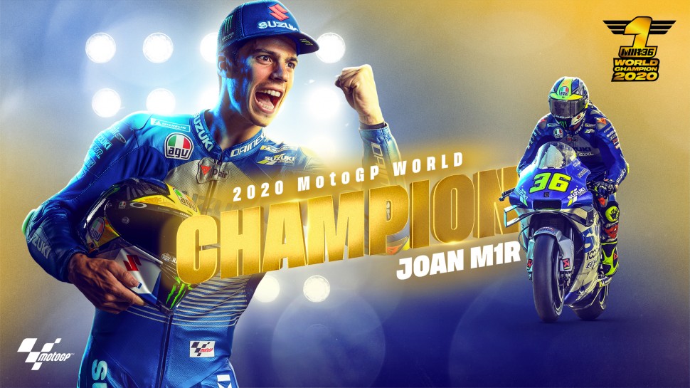 Жоан Мир - чемпион MotoGP 2020 года