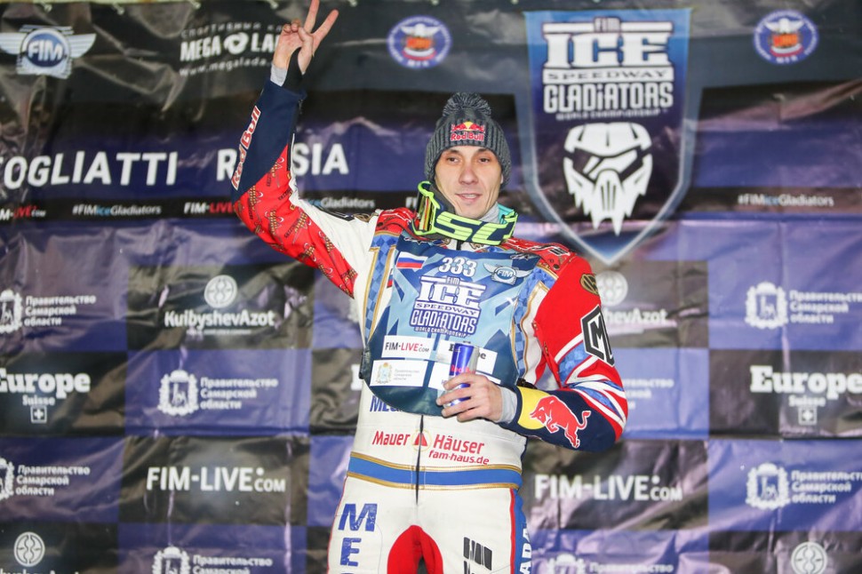 Действующий чемпион FIM Ice Speedway Gladiators Даниил Иванов