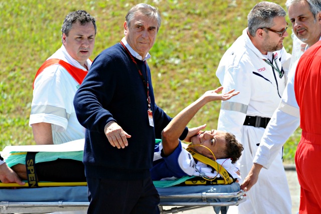 Гран-При Италии 2010 года: Валентино Росси получил свою первую в карьере серьезную травму
