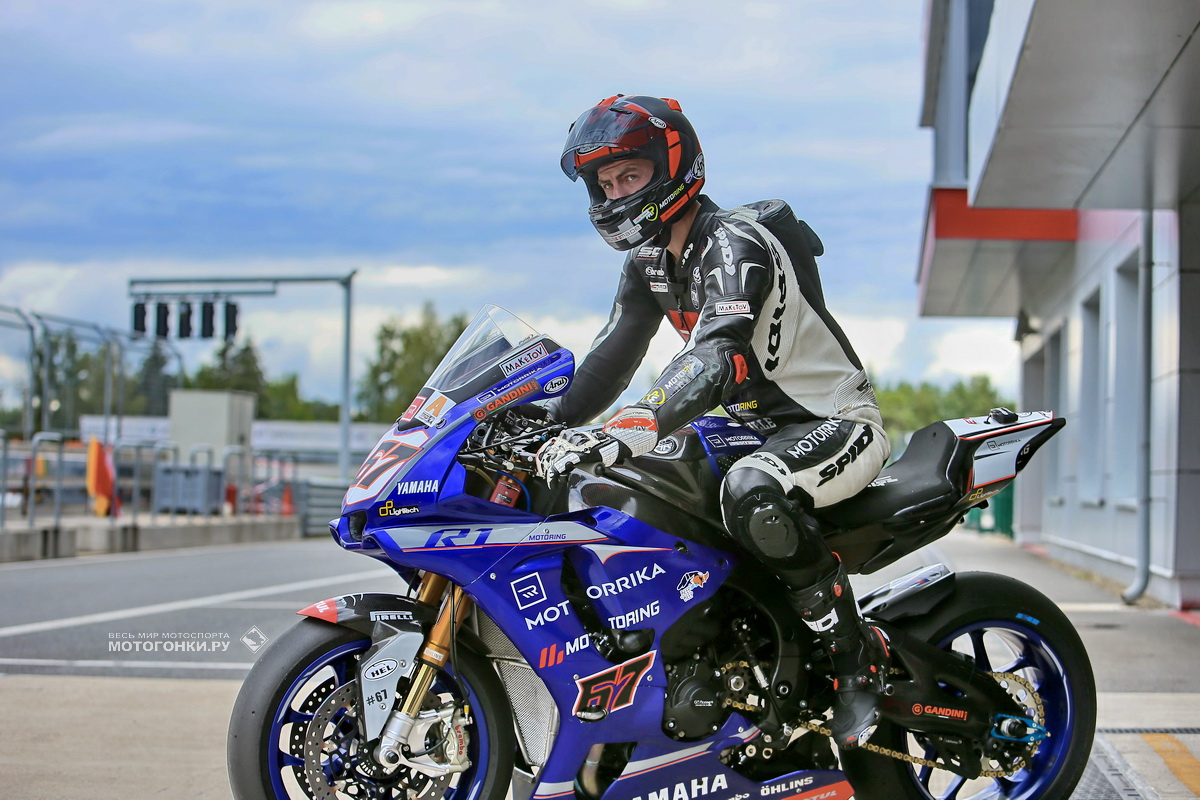 Антон Ерёмин, на борту Motorrika Yamaha YZF-R1