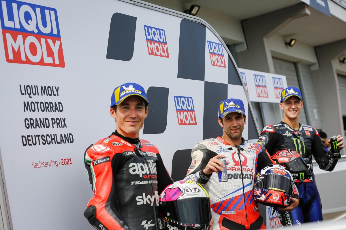 ТОП-3 MotoGP по итогам квалификации Гран-При Германии