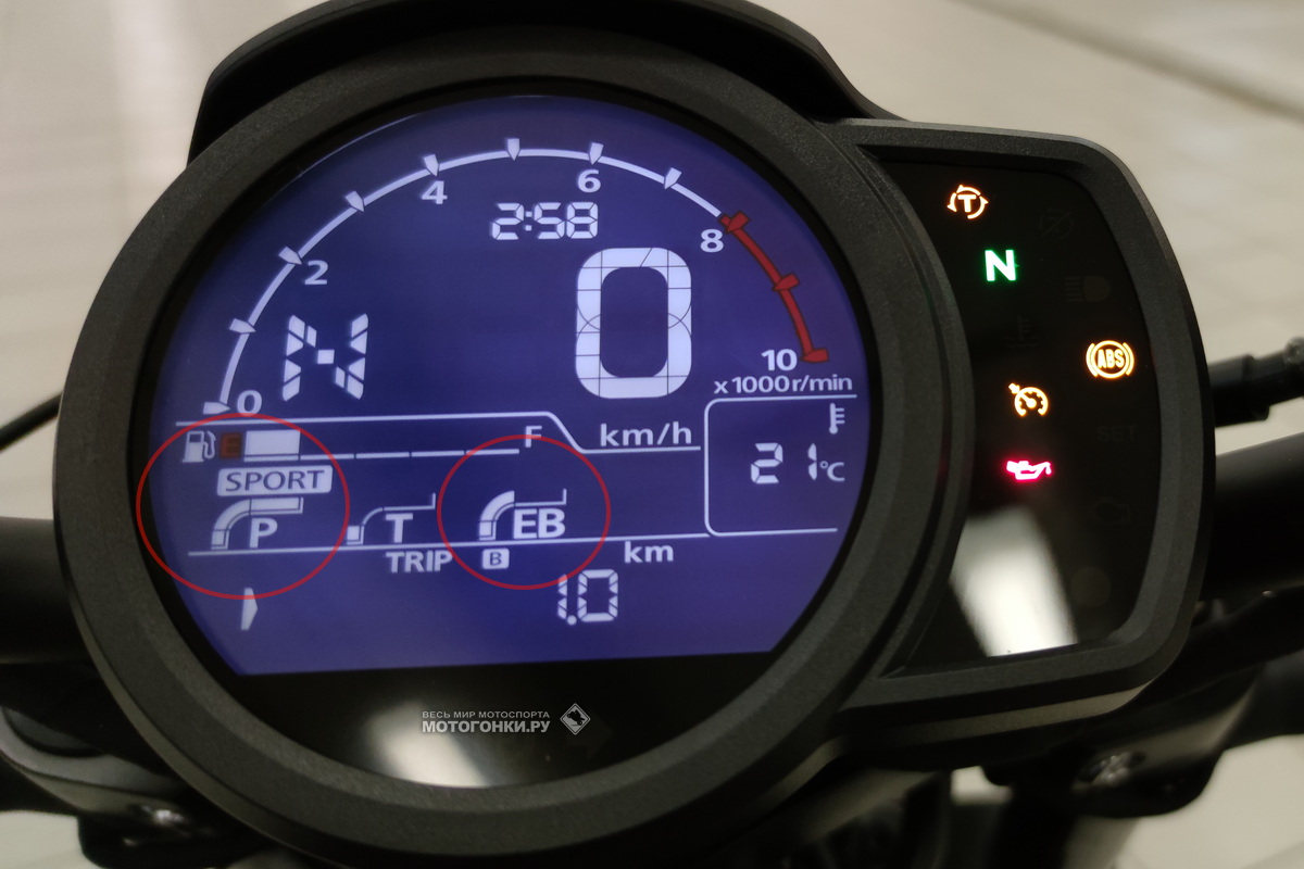 Тест-драйв Honda Rebel 1100 DCT (2021): режим Sport