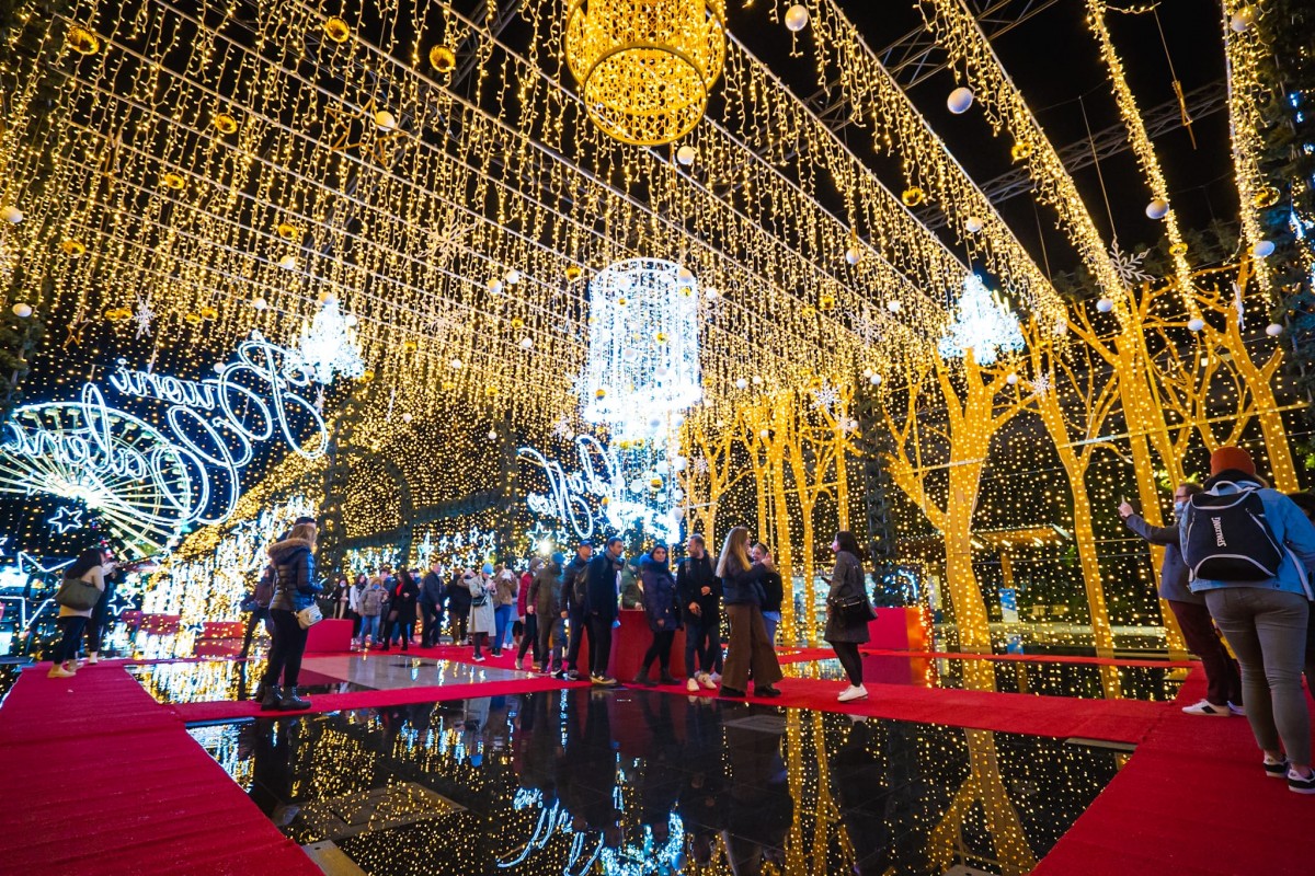 Куартараро зажег рождественскую иллюминацию в Ницце
