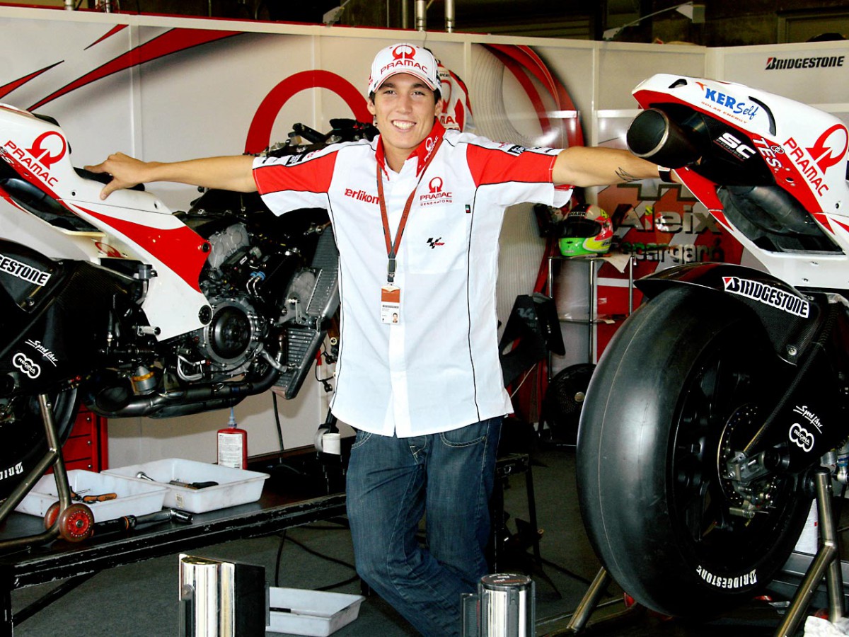 Дебют Алеша Эспаргаро в MotoGP с Pramac Ducati в 2009