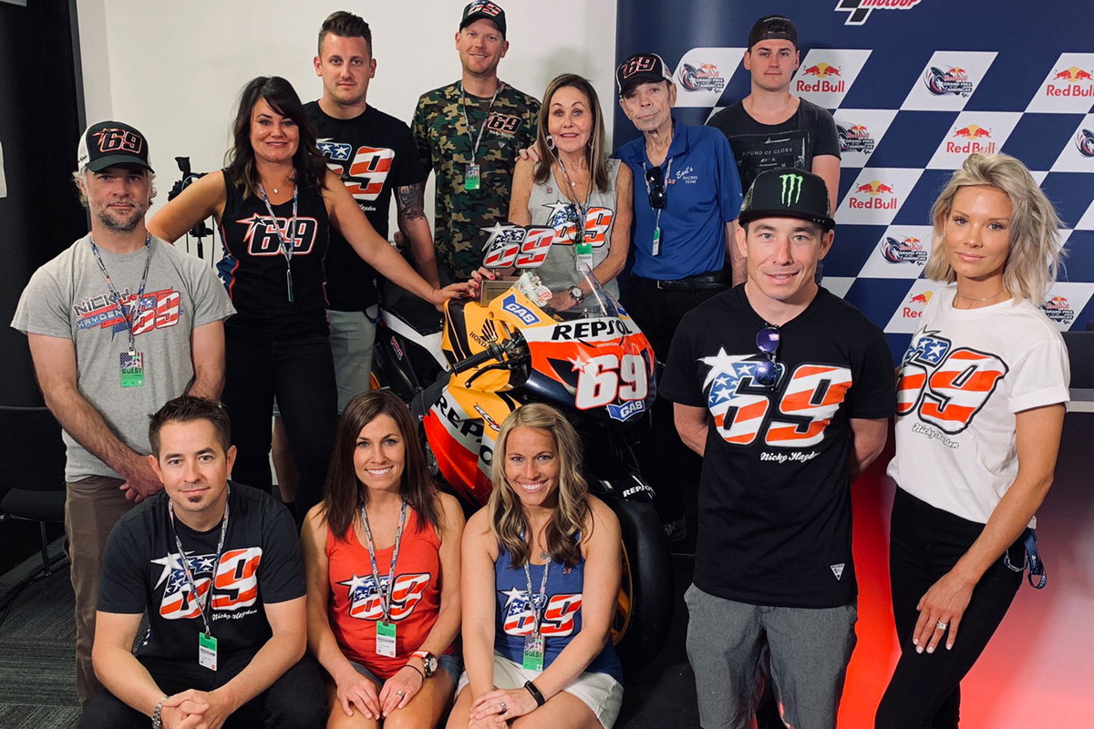 Большая семья Хейденов на Гран-При Америк по MotoGP