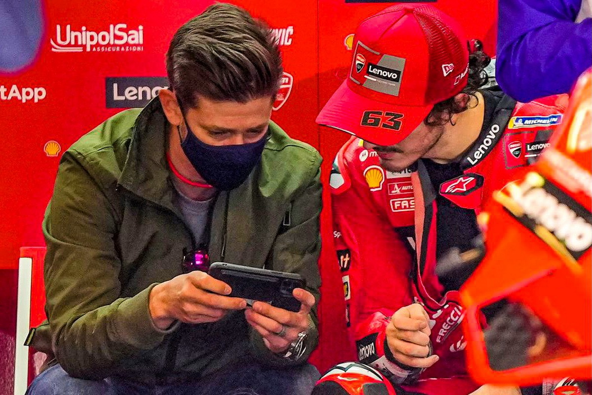 Кейси Стоунер как советник Ducati Corse в MotoGP