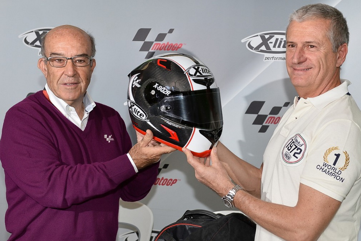 Альберто Вергани представляет новый бренд в MotoGP - X-Lite