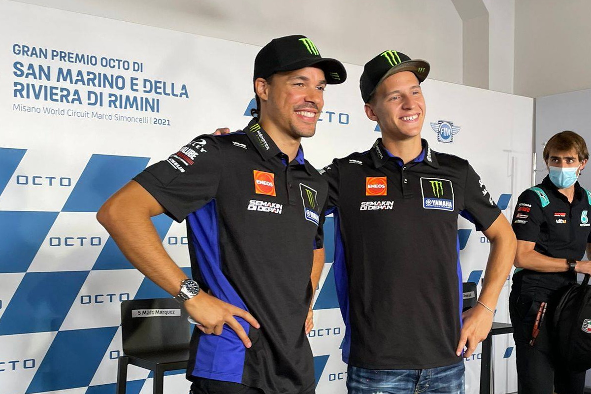 Фабио Куартараро и Френки Морбиделли - новый состав заводской команды Yamaha в MotoGP