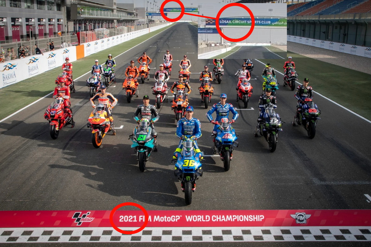 До 2022 года был Losail как Losail - официальное фото Класс-2021, MotoGP