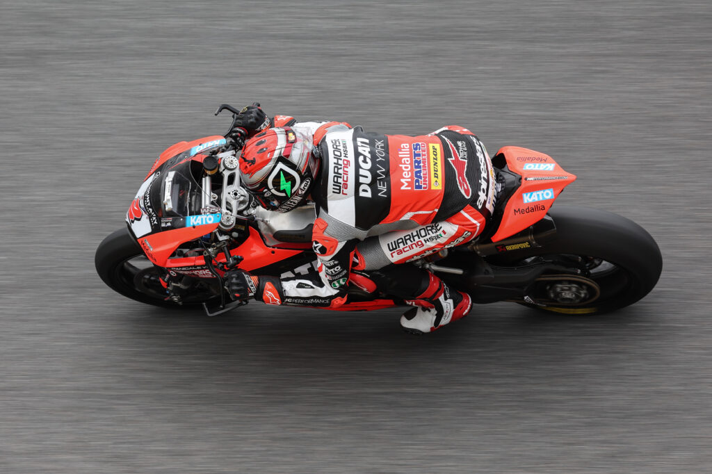 Джош Геррин на Ducati Panigale V2 выиграл квалификацию Daytona 200 2022 года