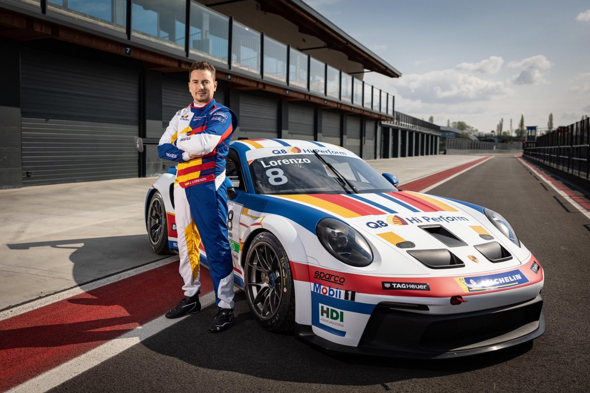 Хорхе Лоренцо вступил в Porsche Carrera Cup Italy