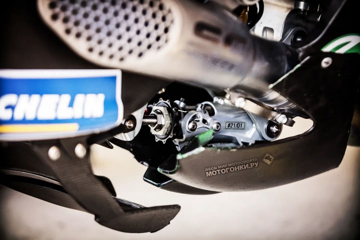 Задний Ride Height Device на Aprilia RS-GP 2022 года Задний Ride Height Device на Aprilia RS-GP 2022 года