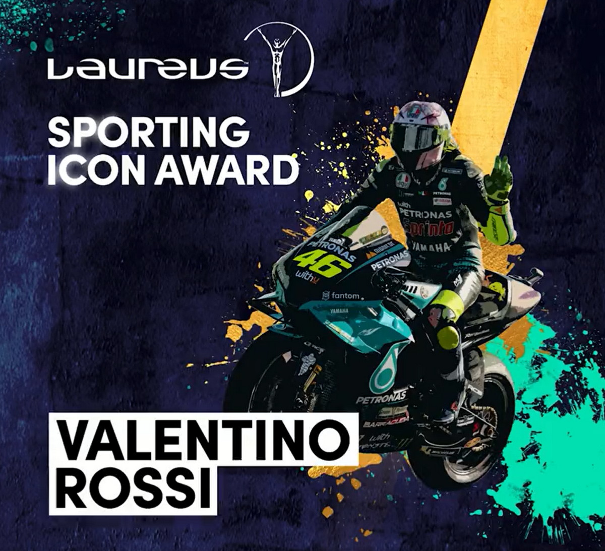 Валентино Росси назван Sporting Icon официально Академией Лореуса