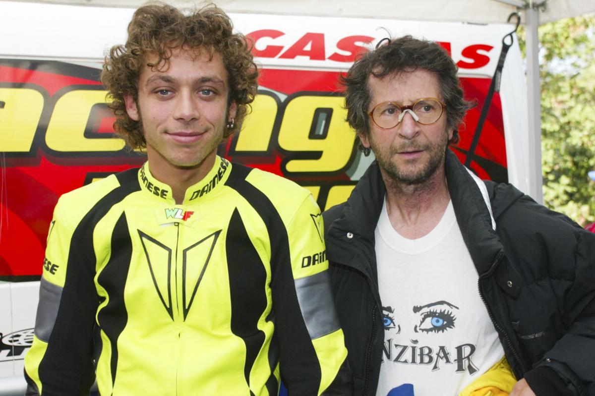 Валентино Росси и его отец Грациано