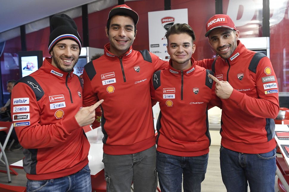 Андреа Савери был нанят Ducati Corse и выступал за Болонью 3 сезона