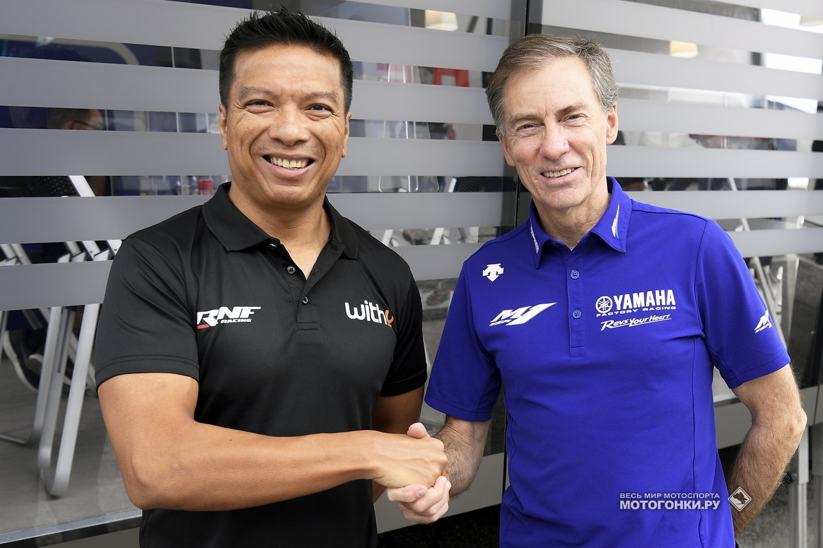 Разлан Разали, основав собственную команду RNF Racing, заключил с Yamaha 1-летний контракт