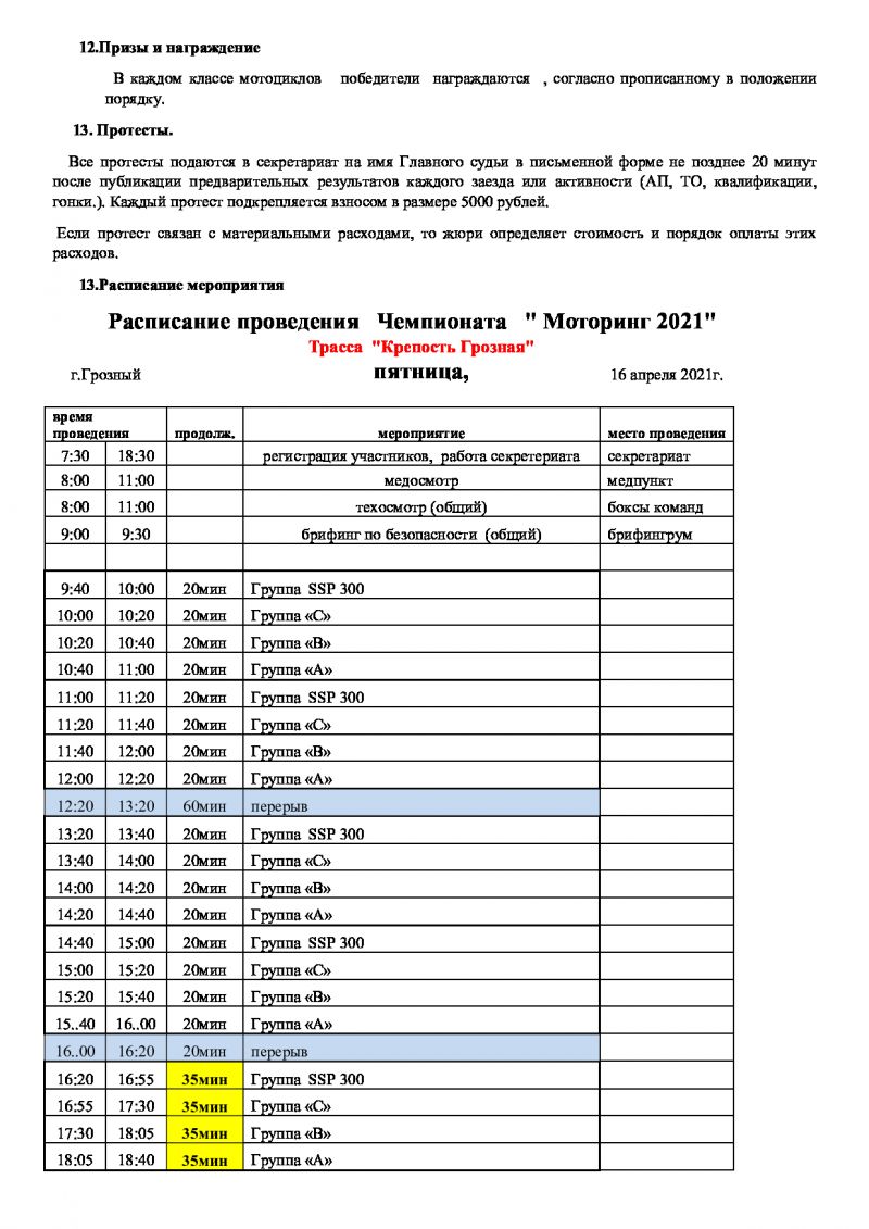 Регламент 1 этапа чемпионата России по ШКМГ 2021 года