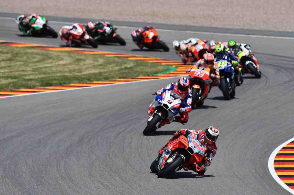 MotoGP: Лоренцо не хватило сил для победы в Германии