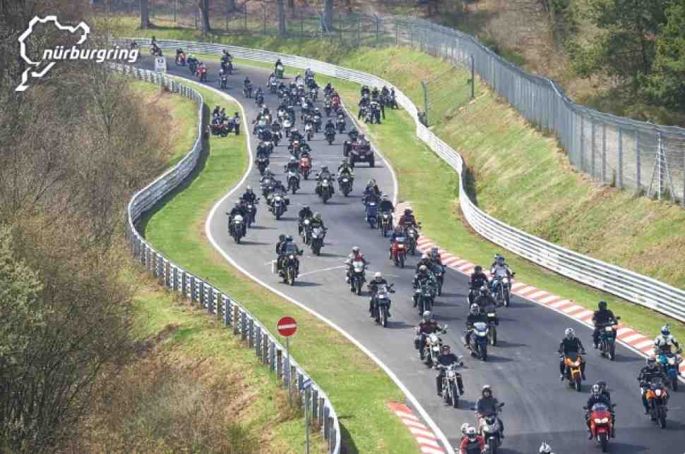 15000 байкеров открыли мотосезон в Nurburgring