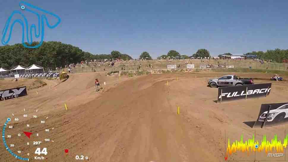 Мотокросс: круг по трассе MXGP Ломбардии - видео