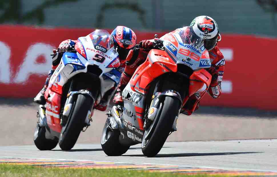 MotoGP: Петруччи vs Лоренцо - Петушиные бои на Sachsenring
