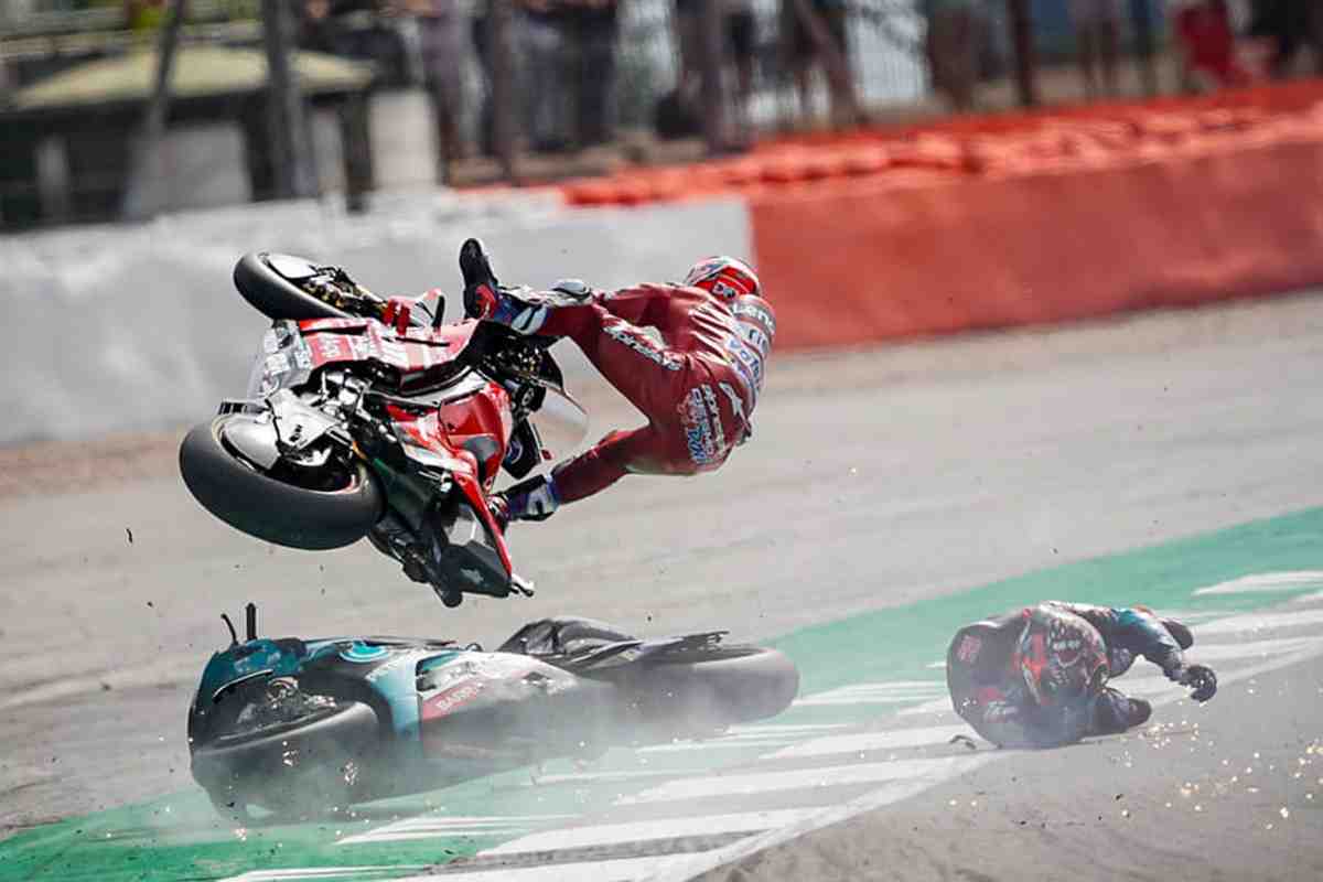 Dorna начала разработку технологии предупреждения аварий на MotoGP