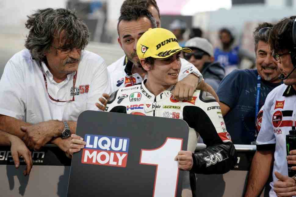 Moto3: Антонелли выигрывает первую поул-позицию сезона-2018 с преимуществом в 0.001 сек