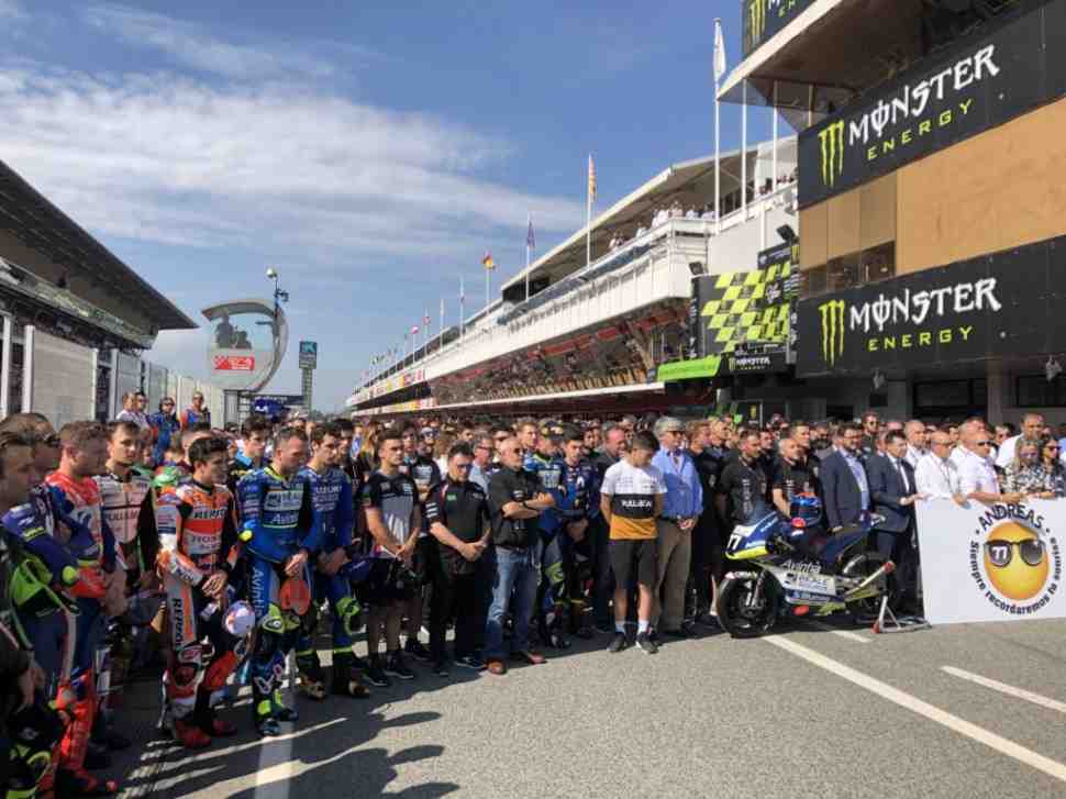 MotoGP: Каталония почтила память Андреаса Переса