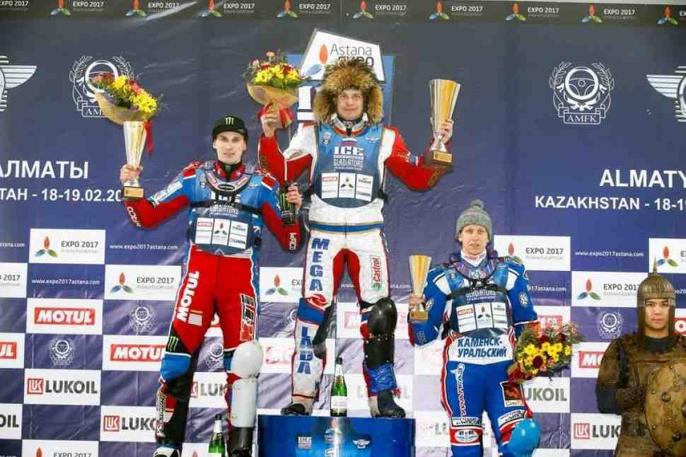 Результаты 1-го дня 3-го финала FIM Ice Speedway Gladiators, Медео
