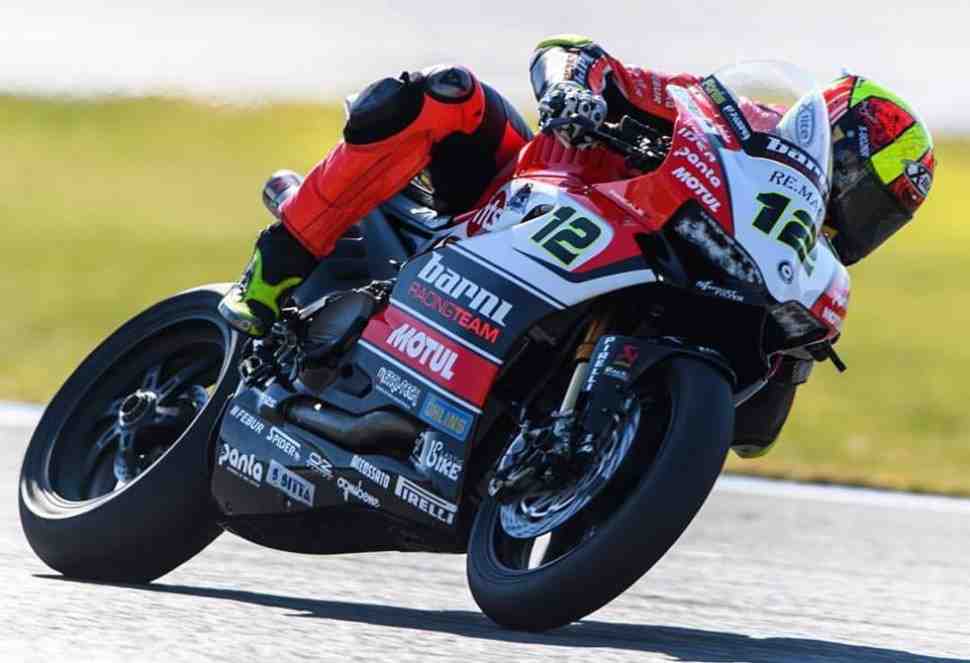 Первый день тестов WSBK в Австралии возглавил пилот частной команды Ducati