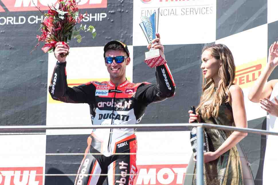 WSBK: Марко Меландри вернулся на подиум!