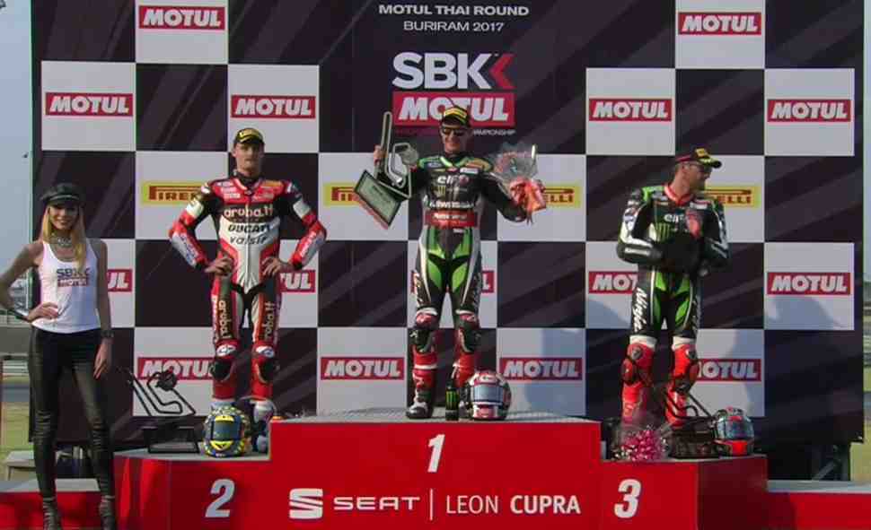 WSBK: Рэй изящно убежал от всех, а Сайкс взошел подиум в 1 гонке ThaiWorldSBK