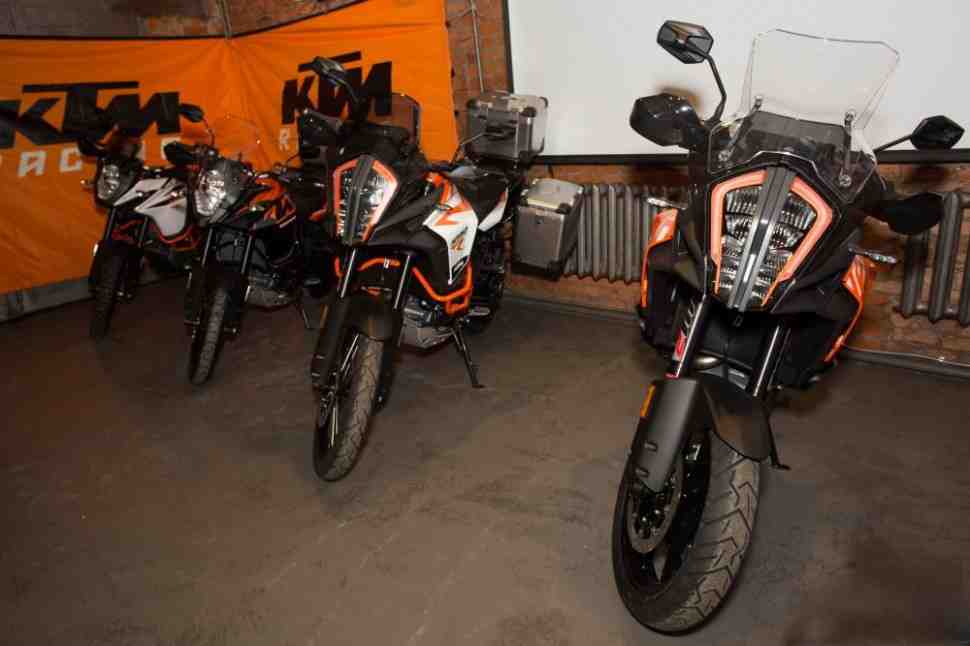 Российская презентация новых KTM 1290 Super Adventure и KTM 1090 Adventure