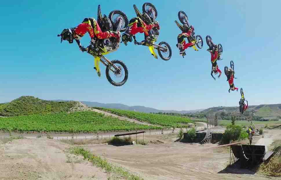 Мотофристайл: Видео - Нейт Адамс и его Honda CRF450