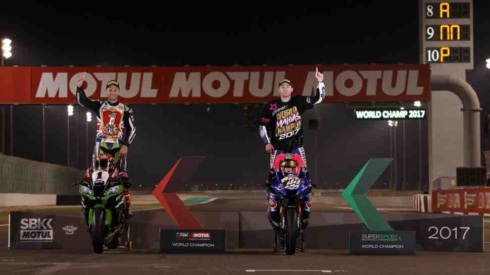 Итоги WSBK и WSS 2017 года: Джонатан Рэй и Лукас Маяс официально коронованы в Катаре