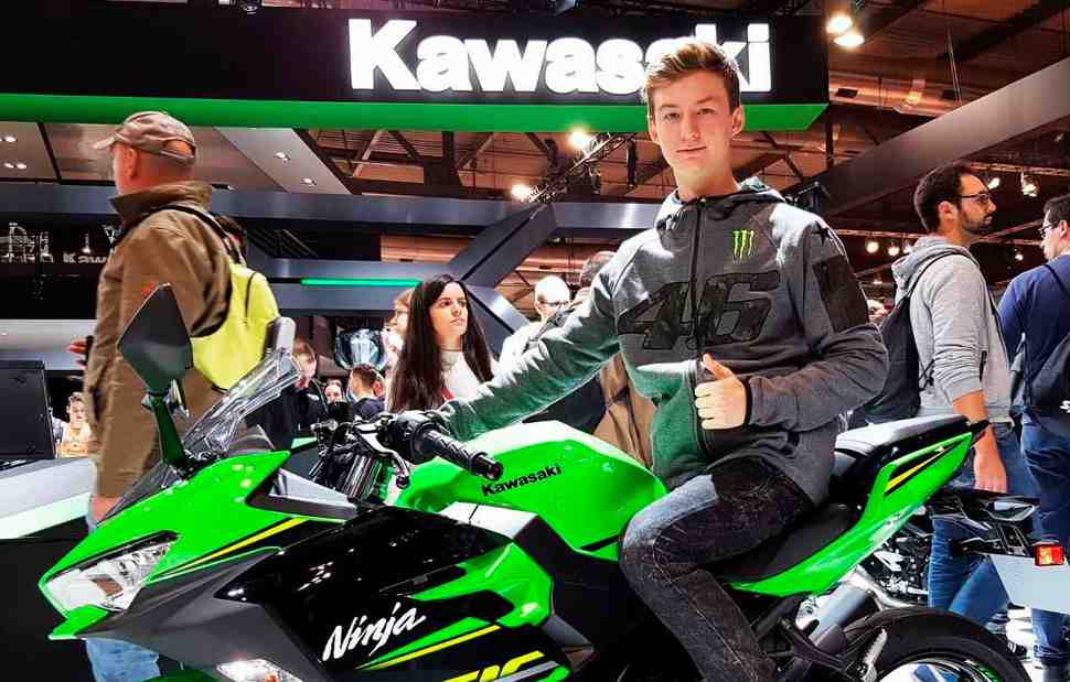 Никита Калинин будет бороться за титул в WorldSSP300 на новом Kawasaki Ninja 400